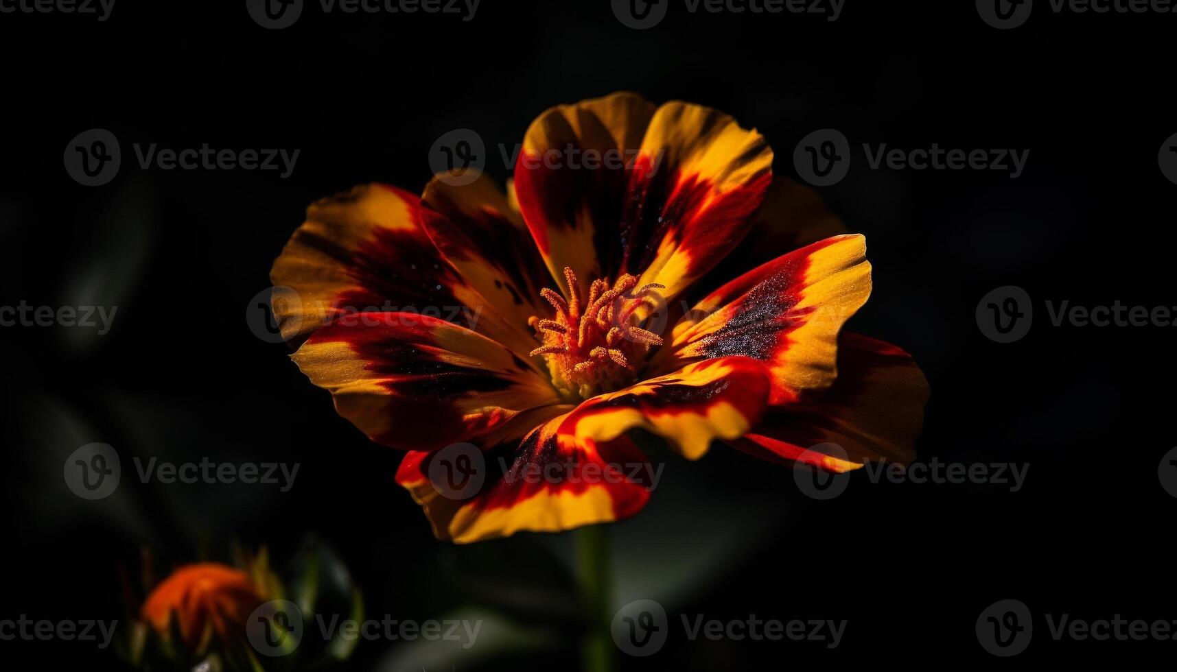 Vibrant wildflower bouquet showcases autumn beauty in nature outdoors generated by AI photo