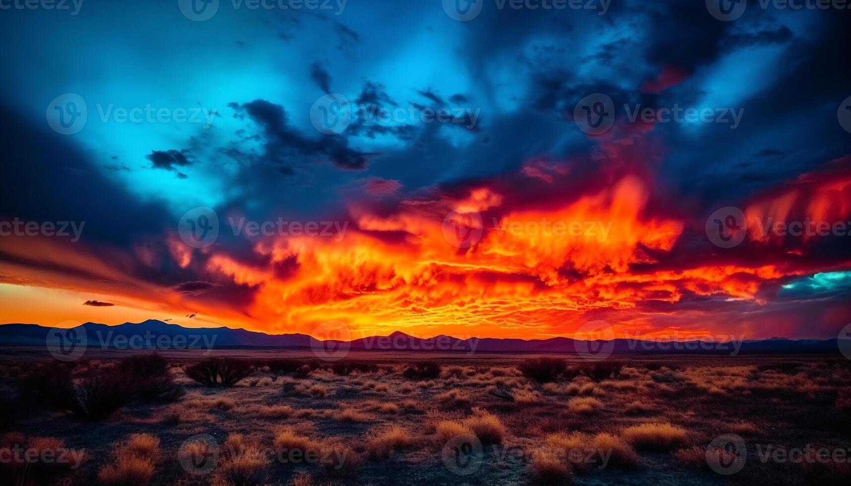 panorámico montaña rango refleja majestuoso belleza de tranquilo naturaleza escena generado por ai foto