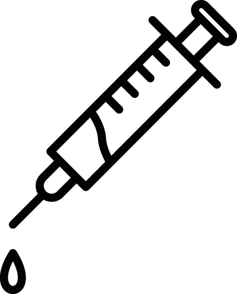 Syringe Vector Icon Design