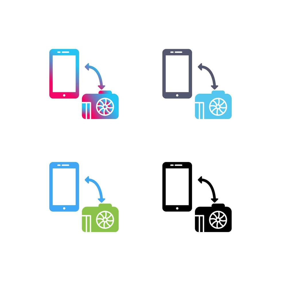 Unique Transfer Images Vector Icon