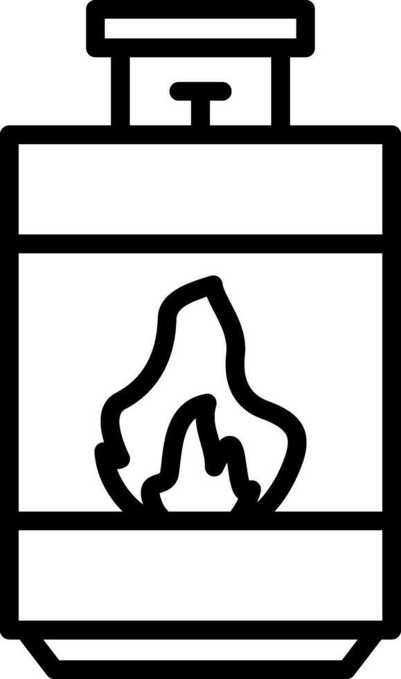 Cooking gas Vector Icon Design