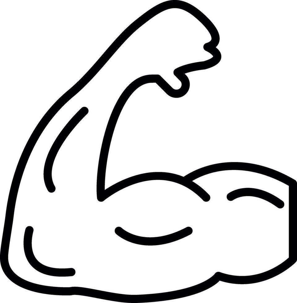 Bicep Vector Icon Design
