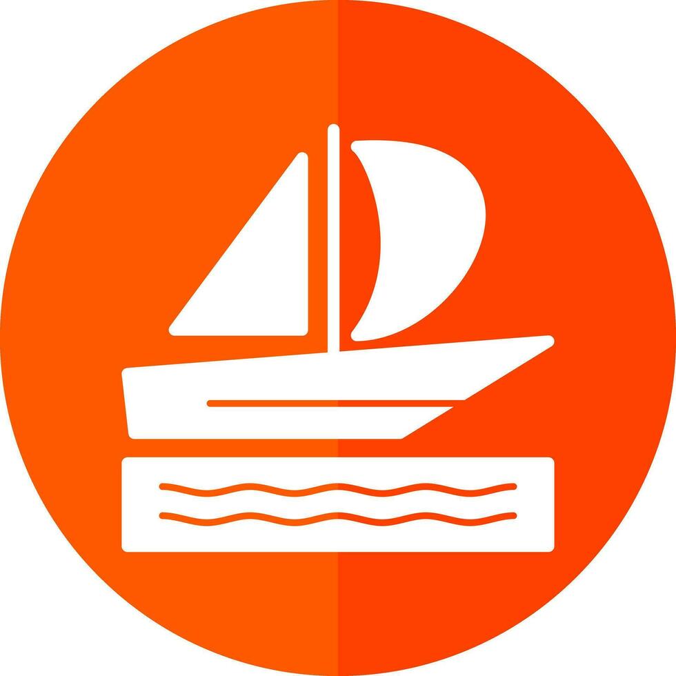 Silboat Vector Icon Design