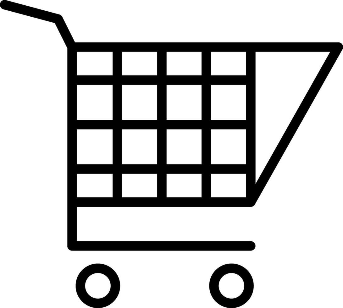 Shopping cart Vector Icon Design