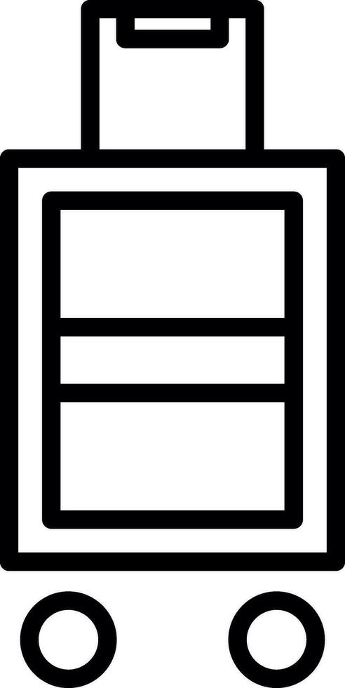 Luggage Vector Icon Design