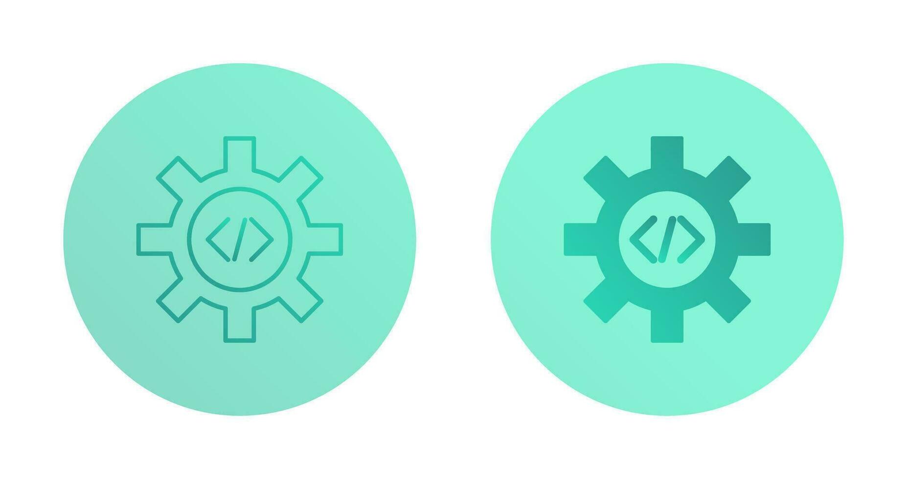 Unique Code Optimization Vector Icon