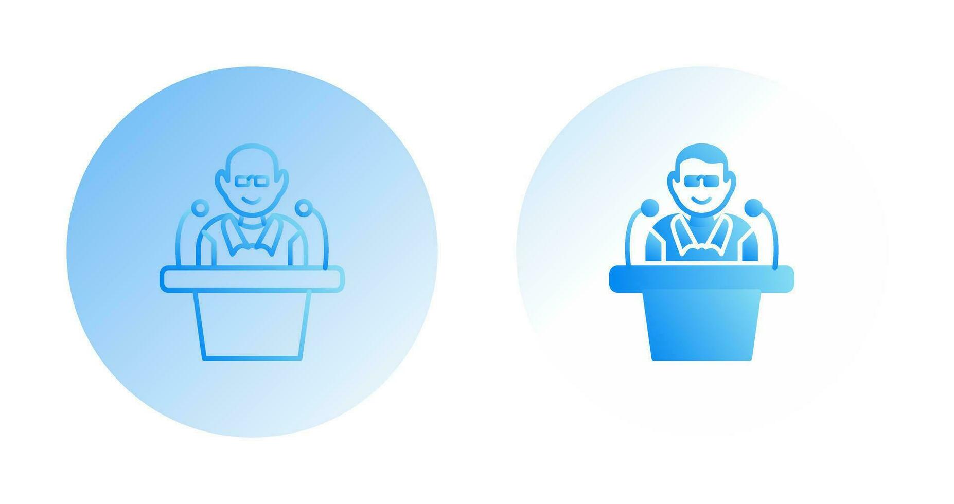 Unique Lecture Vector Icon