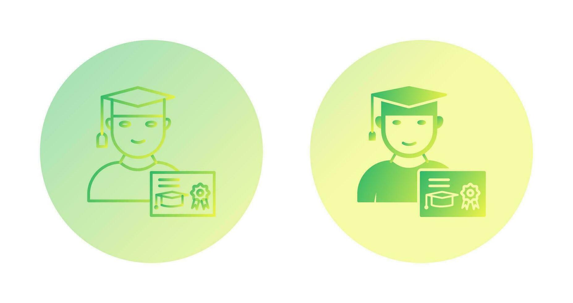 Unique Receiving Degree Vector Icon