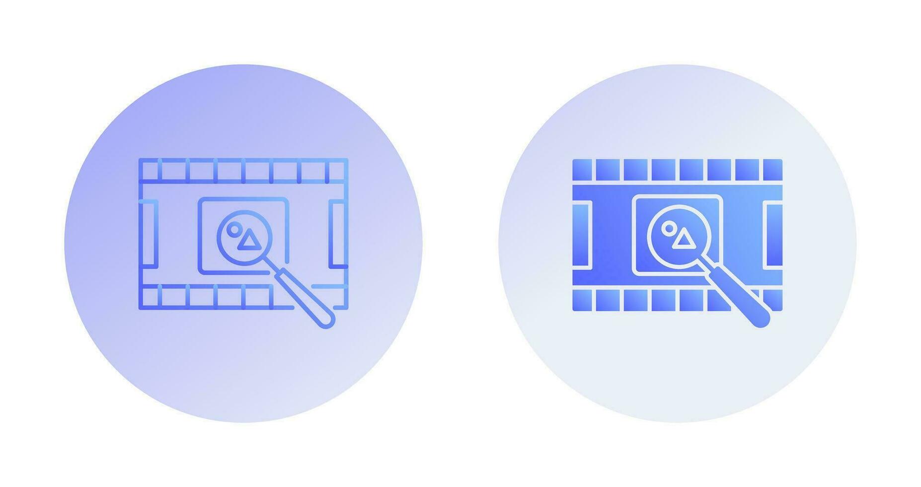 Unique Find Picture Vector Icon