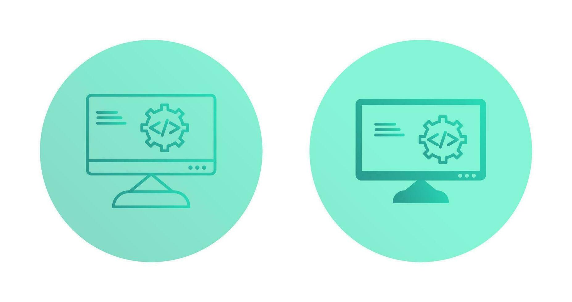 Unique Code Optimization Vector Icon