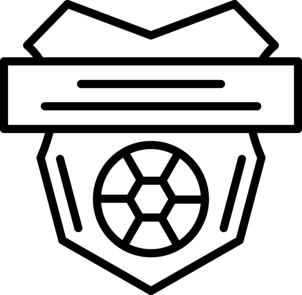 diseño de icono de vector de club de fútbol