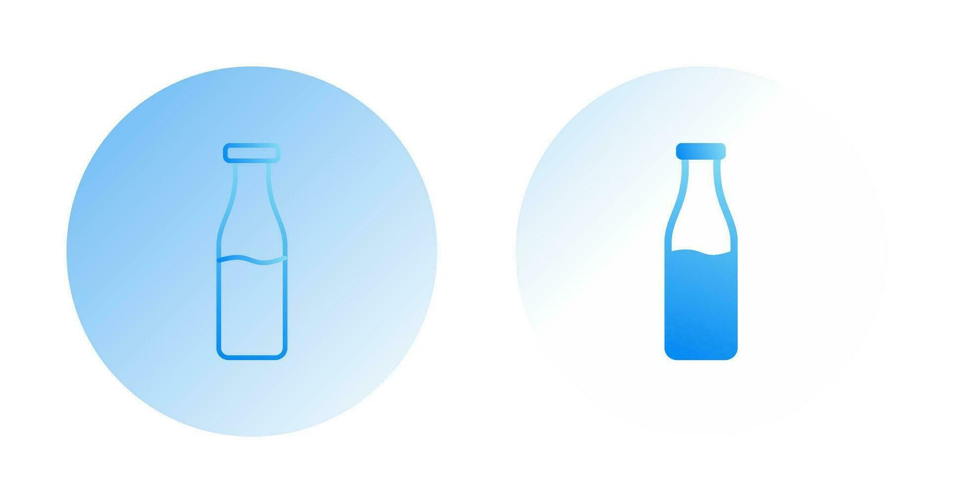 Milk Bottle Vector Icon
