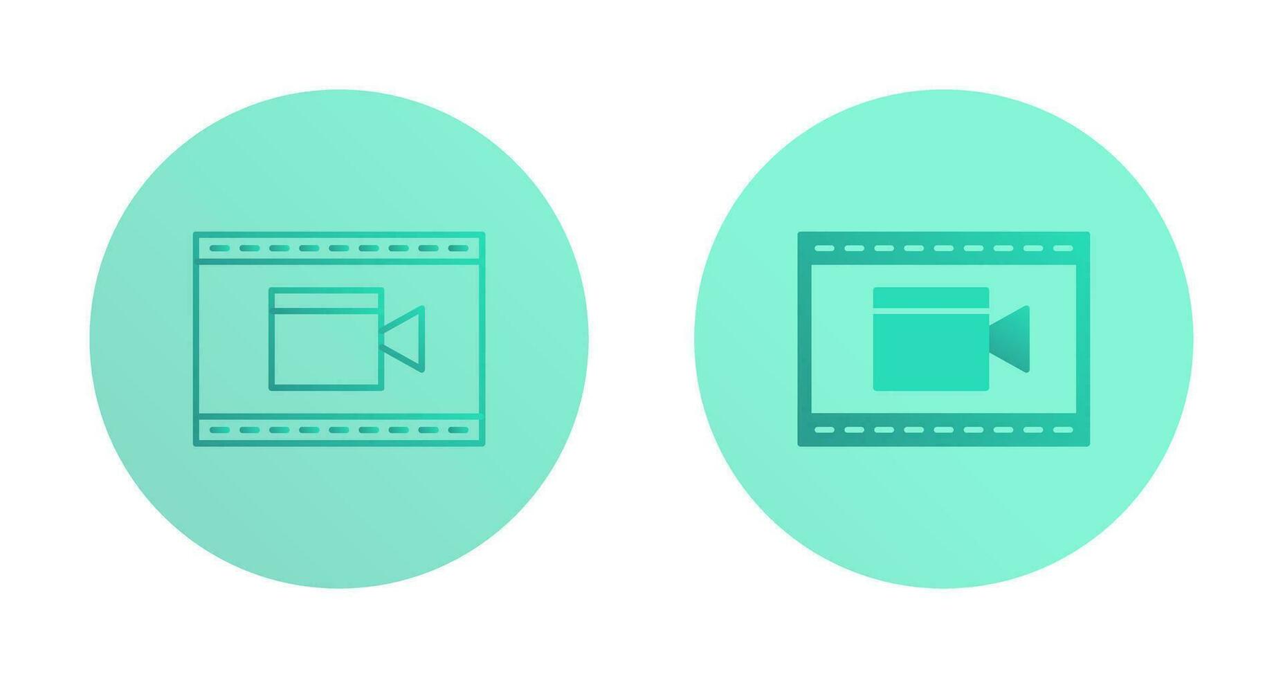 Unique Video and Animation Vector Icon