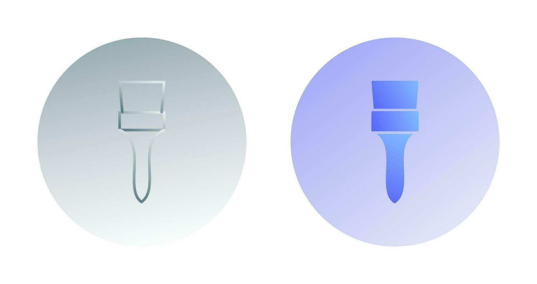 Unique Brush Vector Icon