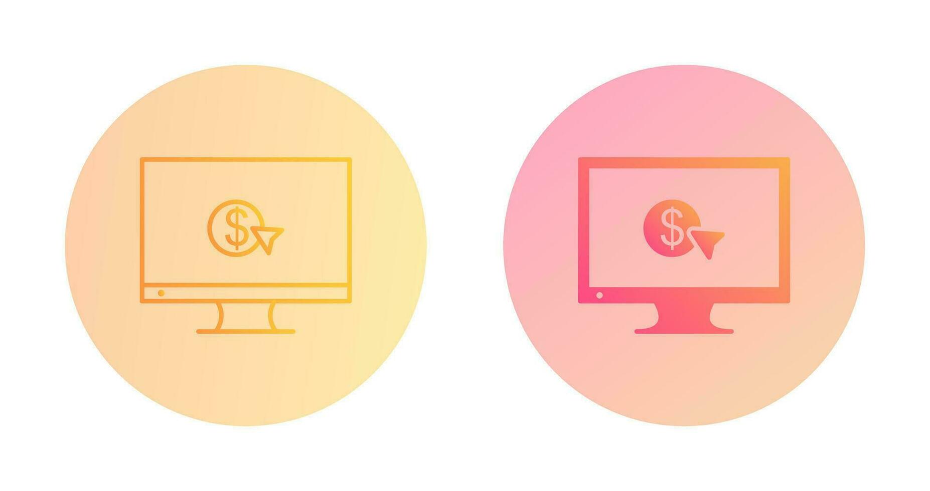 Unique Pay Per Click Vector Icon