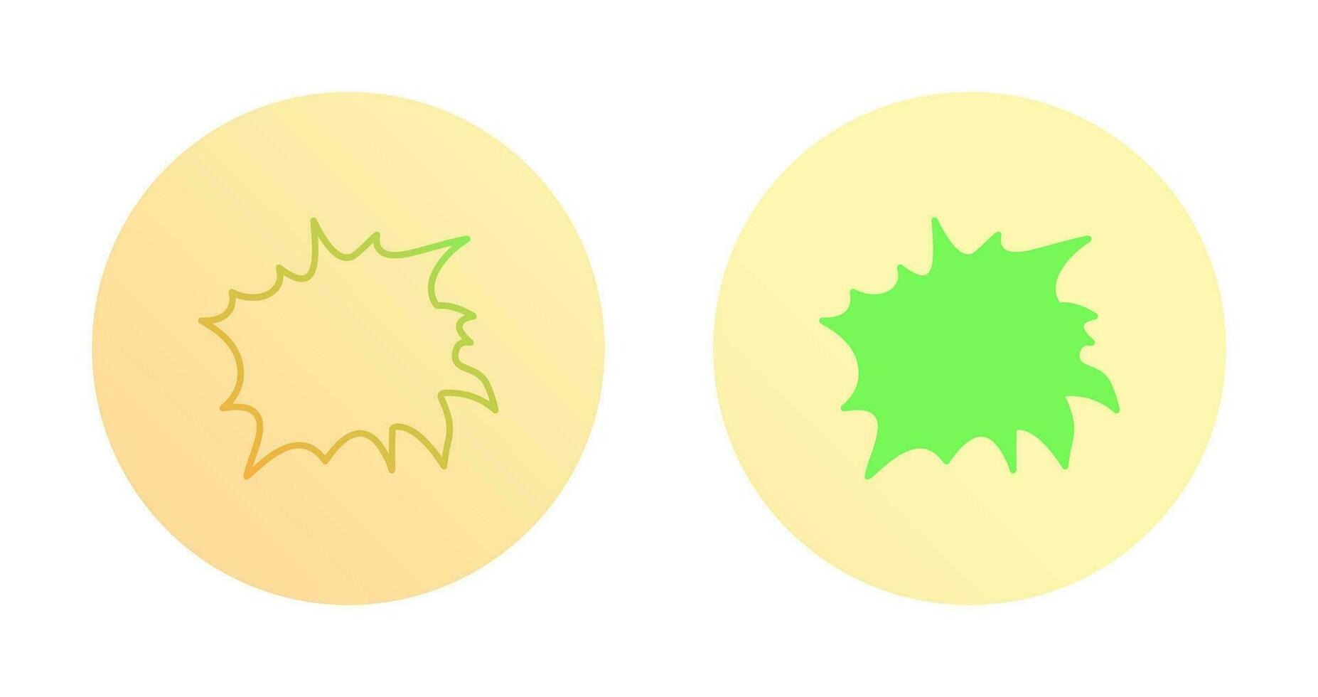 Unique Explosion Vector Icon