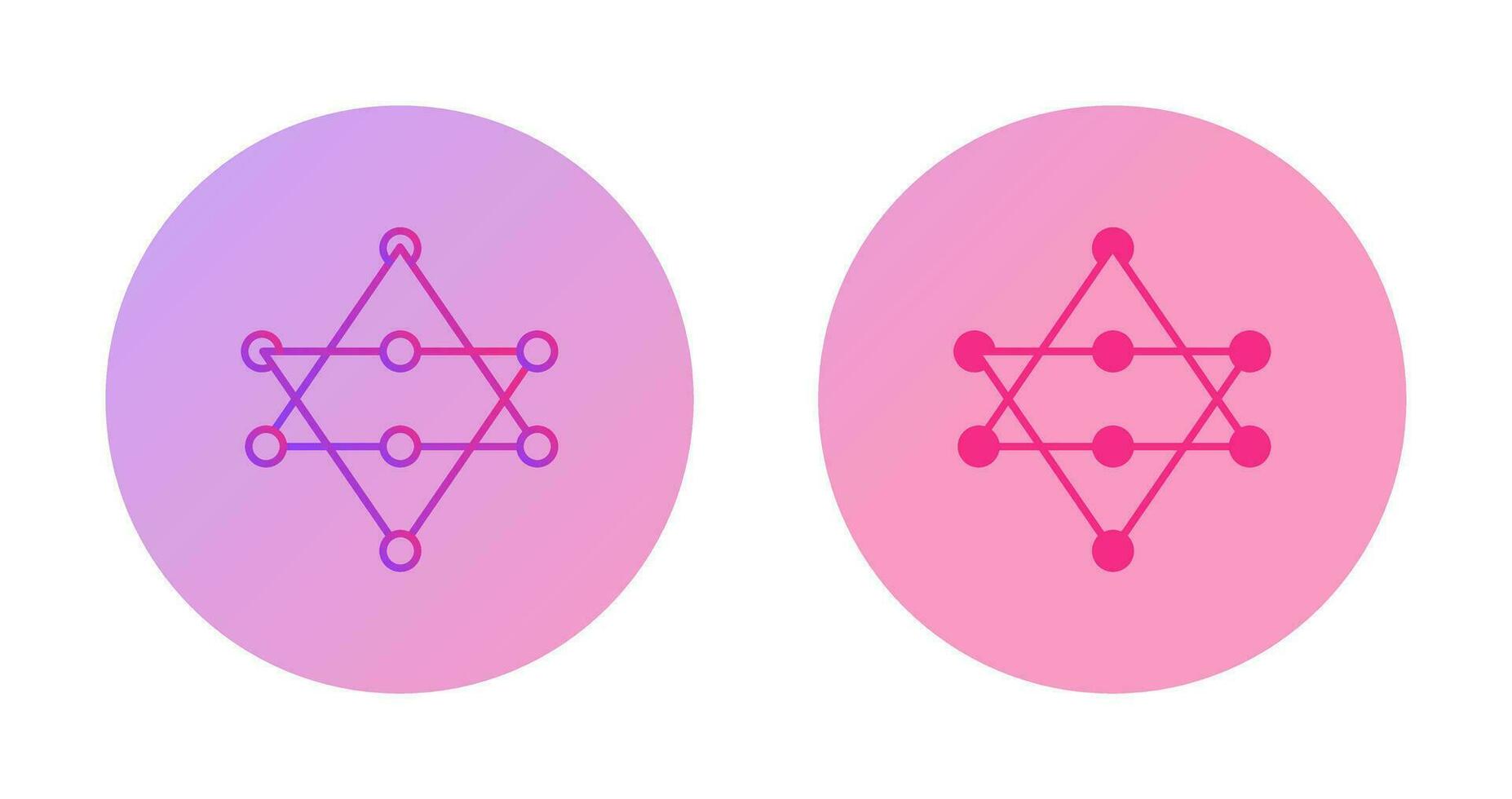 Unique Networks Vector Icon