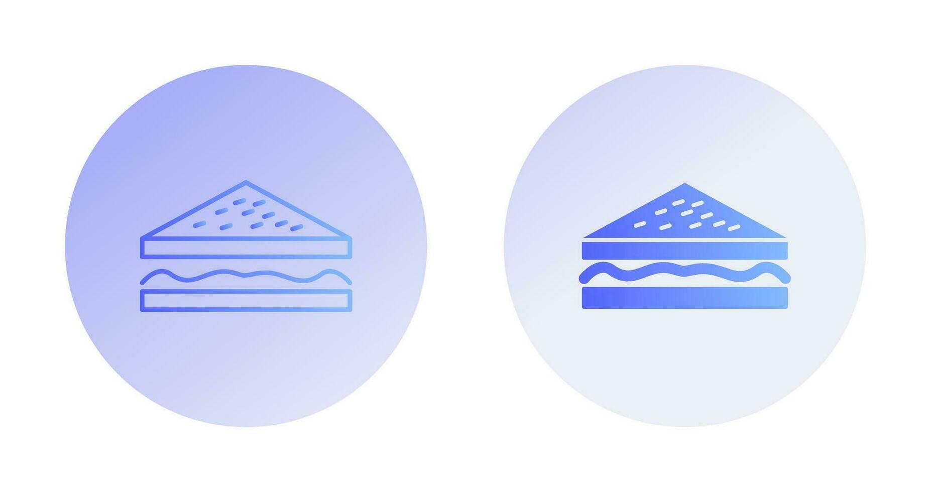 Unique Sandwich Vector Icon