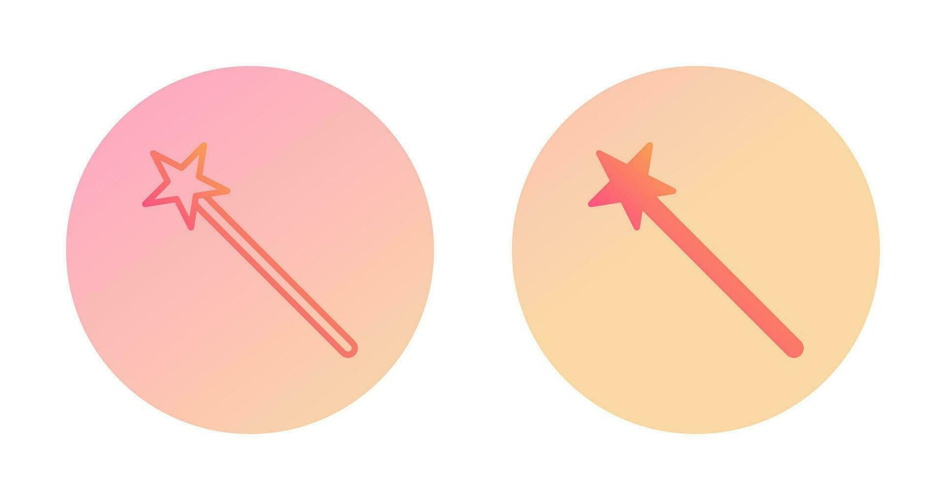 Unique Magic Vector Icon