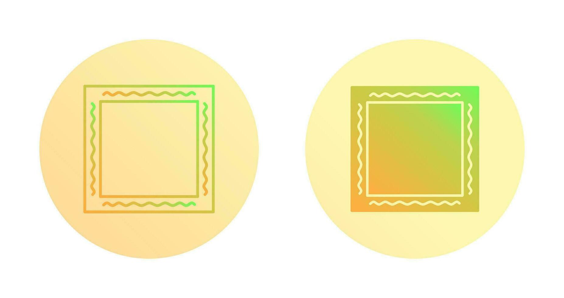 Unique Frame Vector Icon