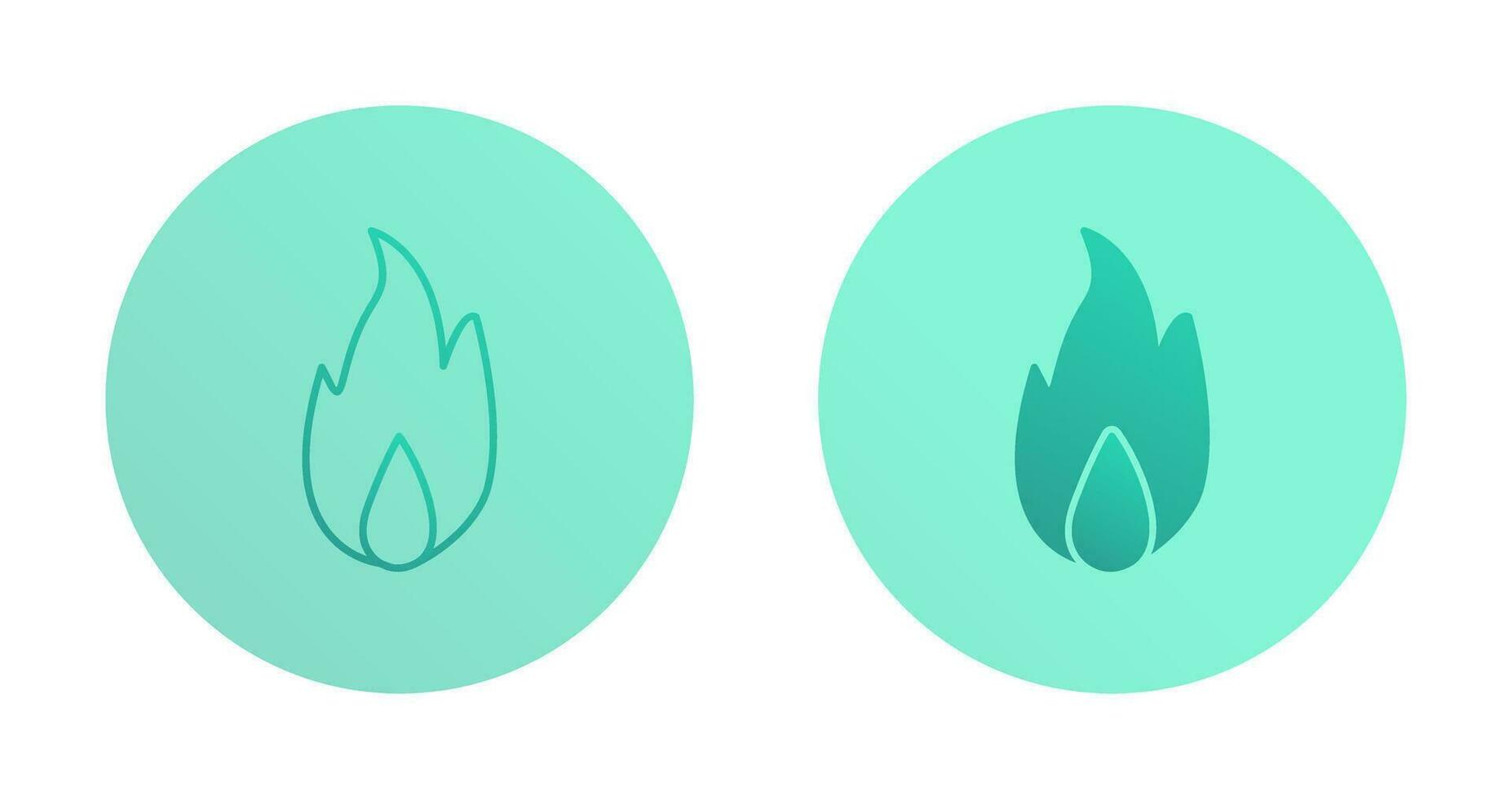 Unique Fire Vector Icon
