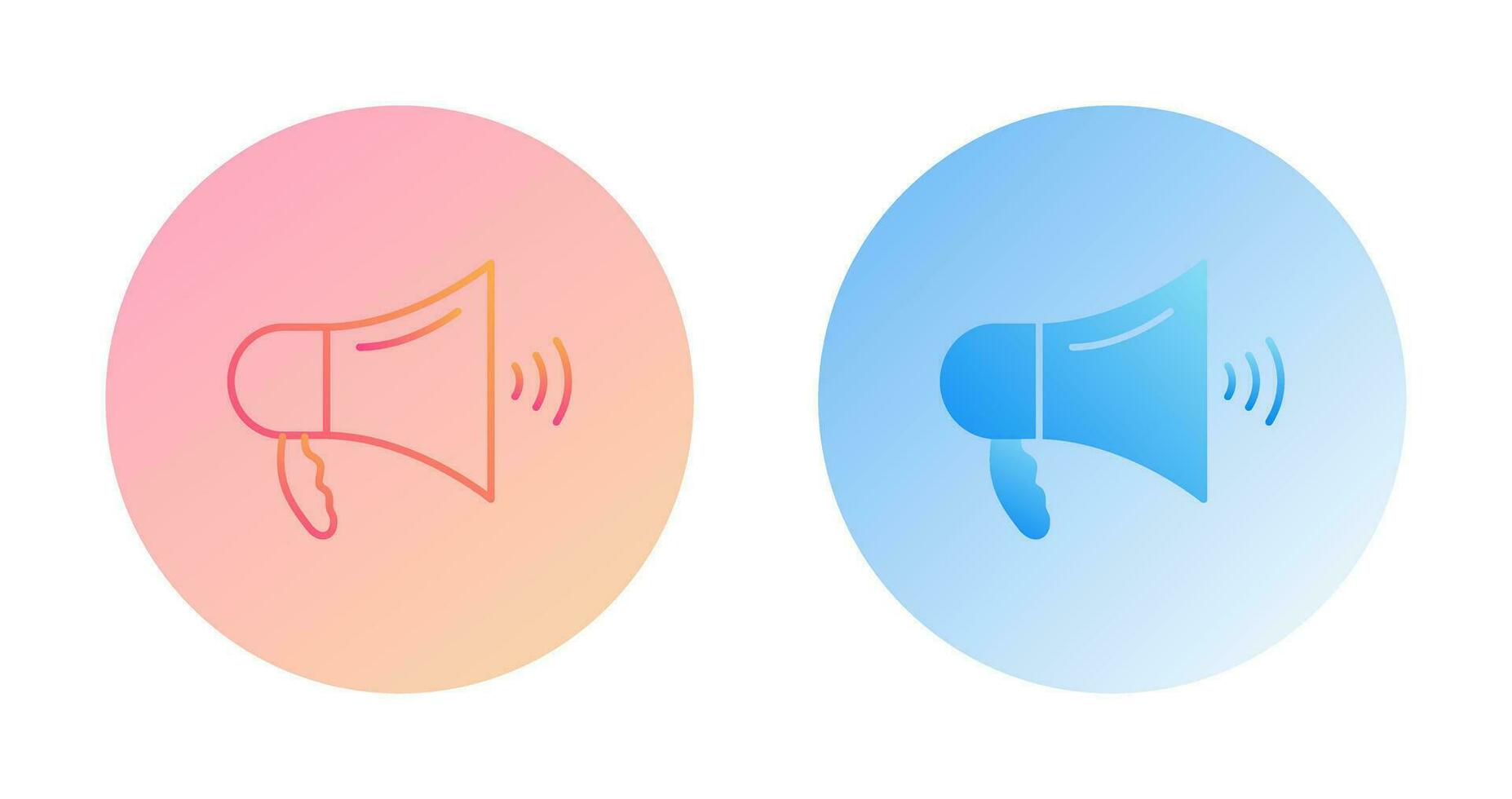 Unique Megaphone Vector Icon