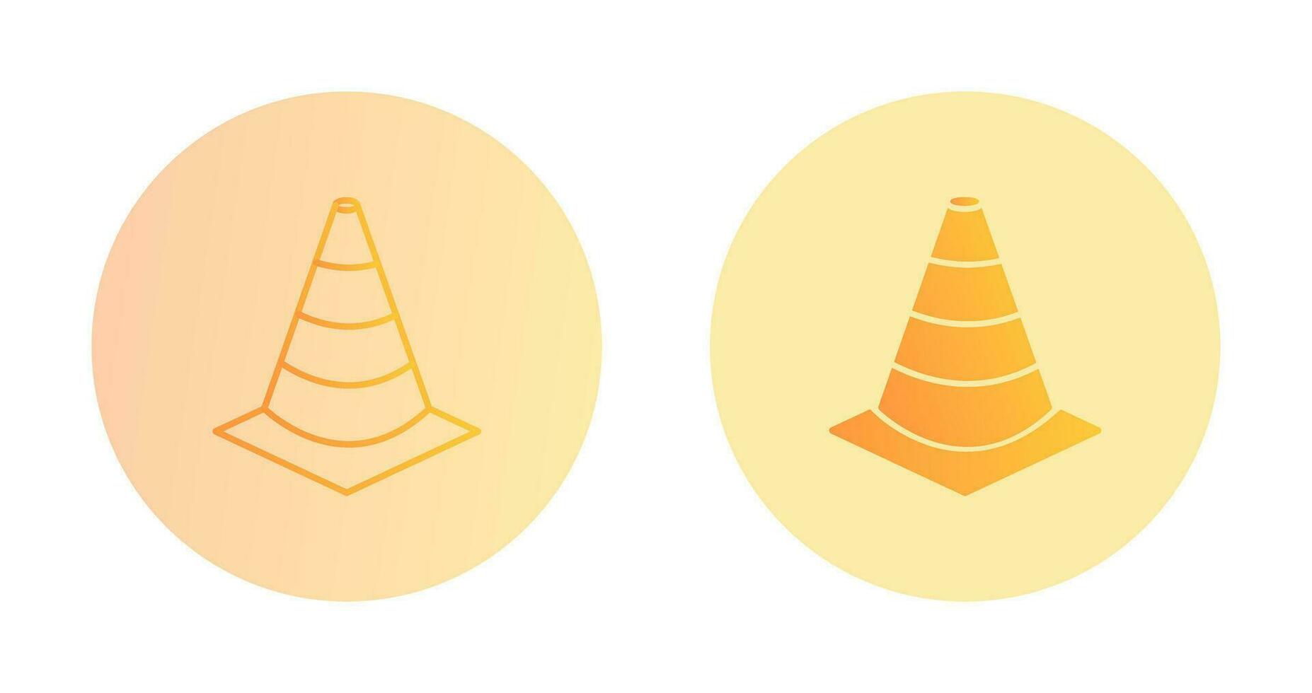 Unique Cone Vector Icon