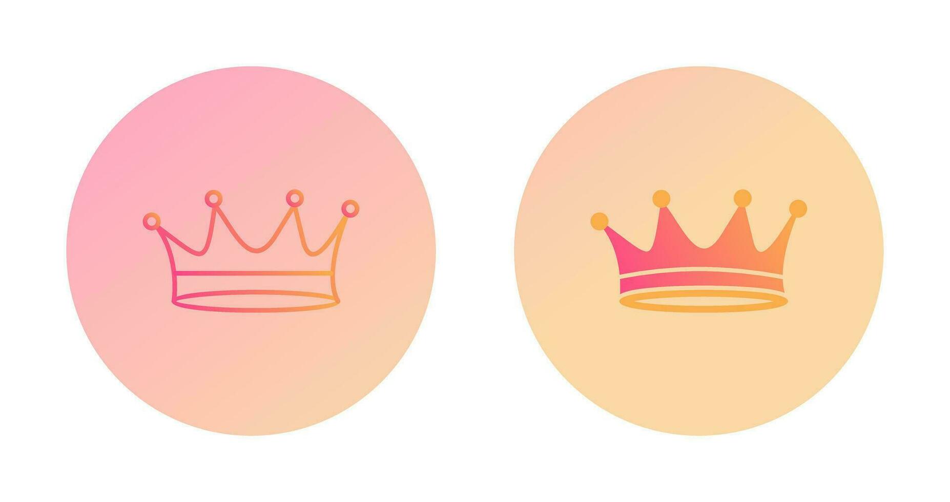 King Crown Vector Icon