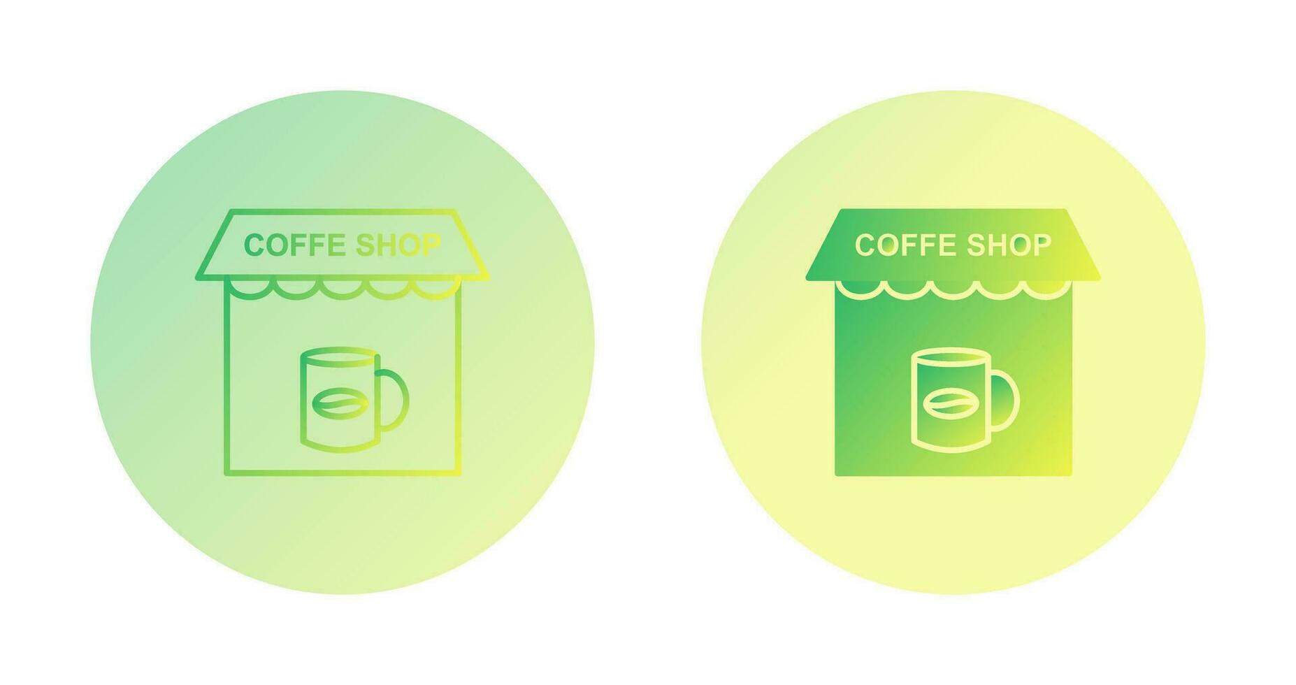 Coffee Shop Vector Icon