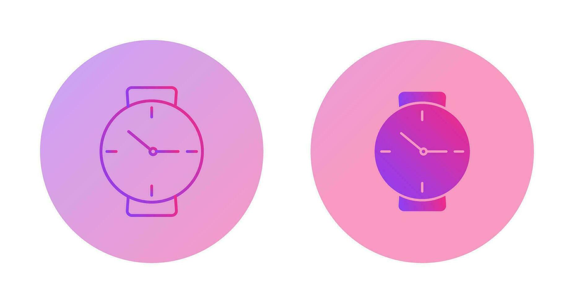 icono de vector de reloj de pulsera