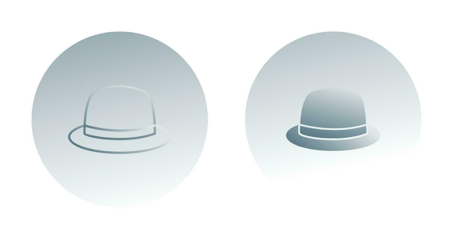 icono de vector de sombrero