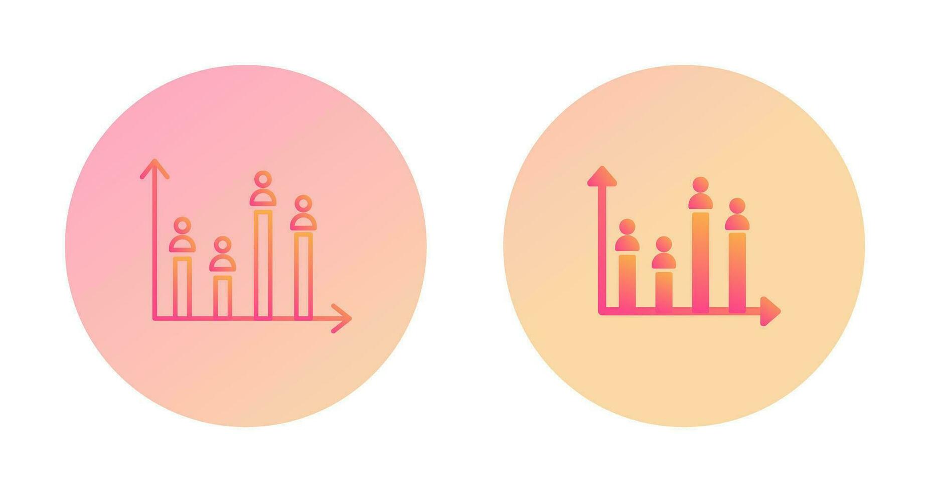 Candidate Graph Vector Icon