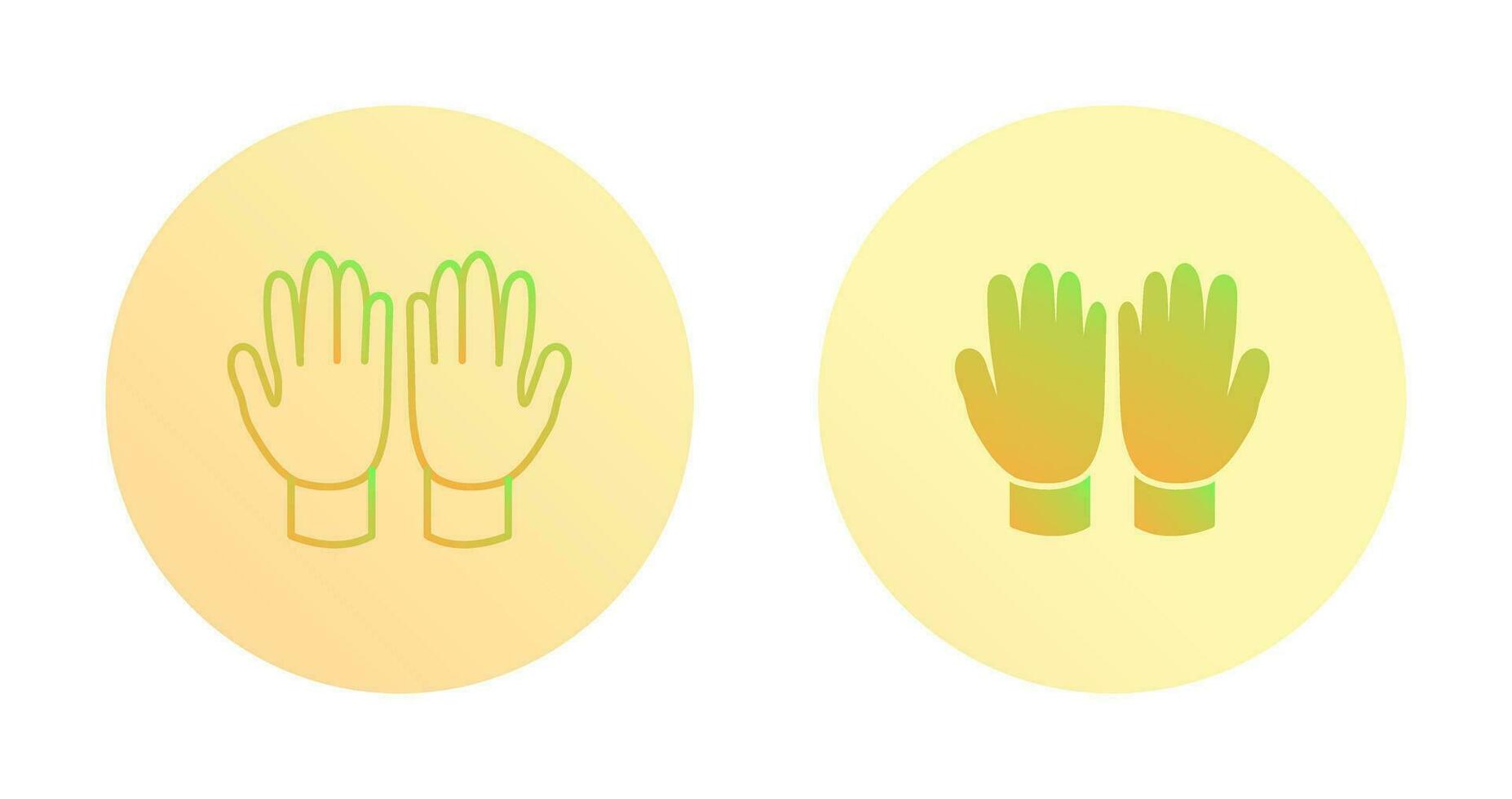 Gardening Gloves Vector Icon