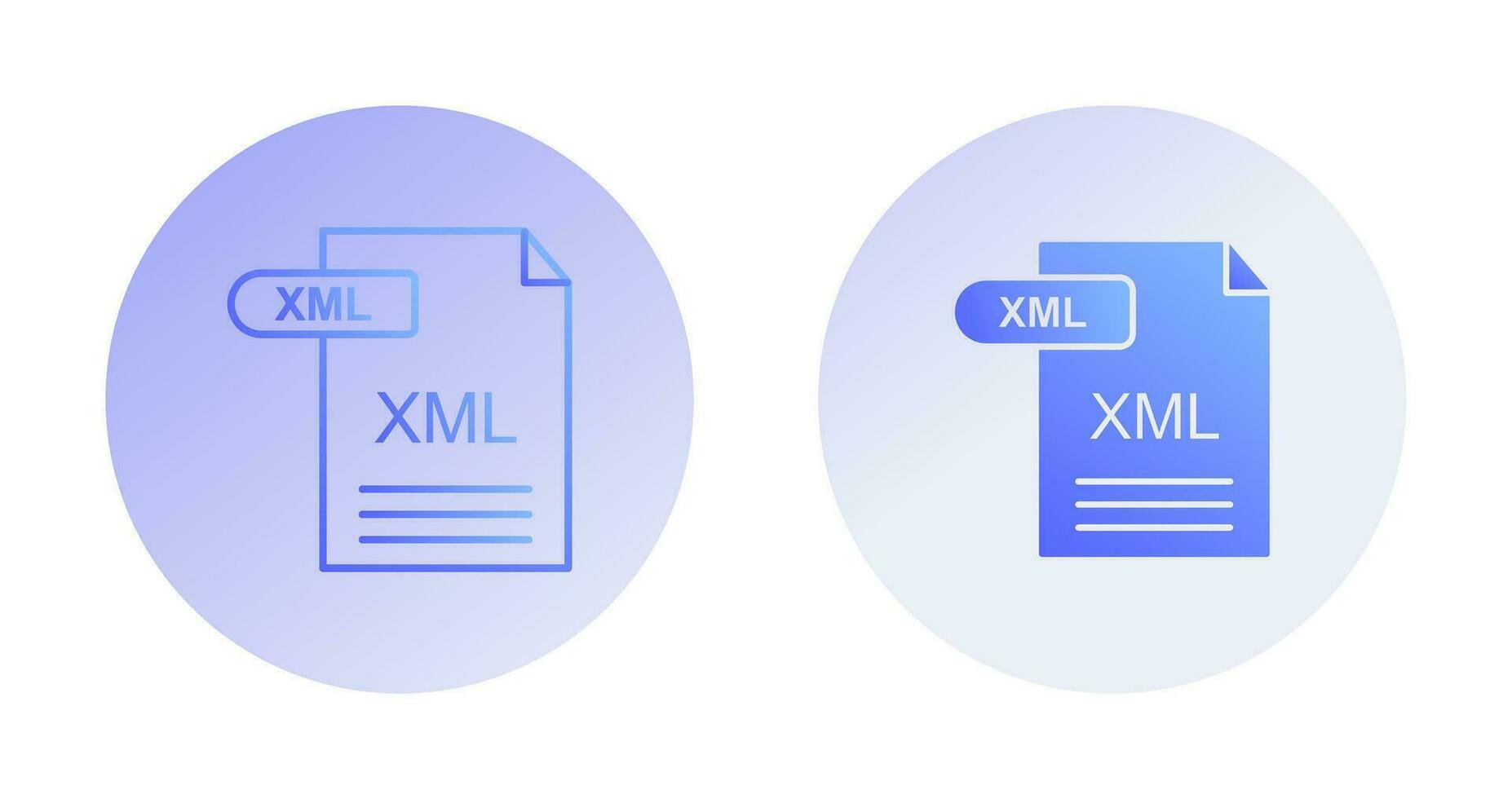 XML Vector Icon