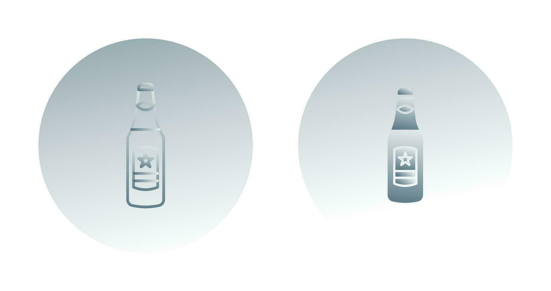 Beer Bottle Vector Icon