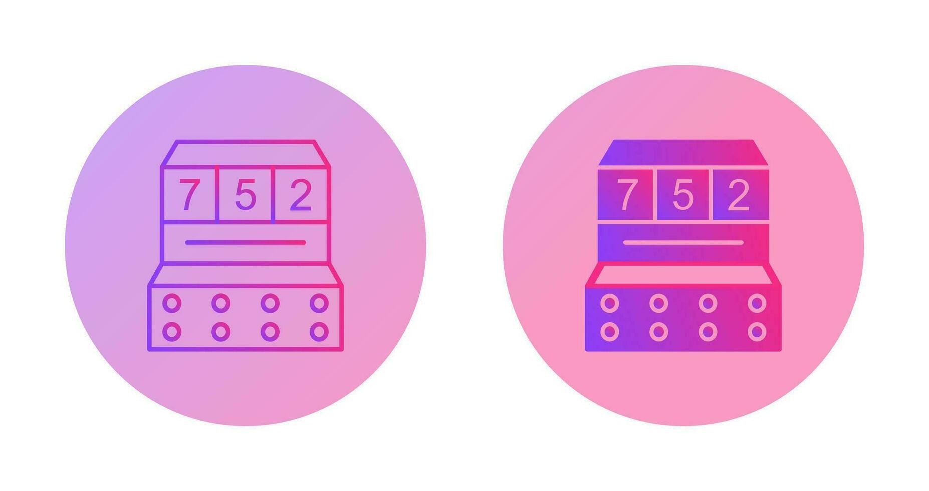 Slot Machine Vector Icon