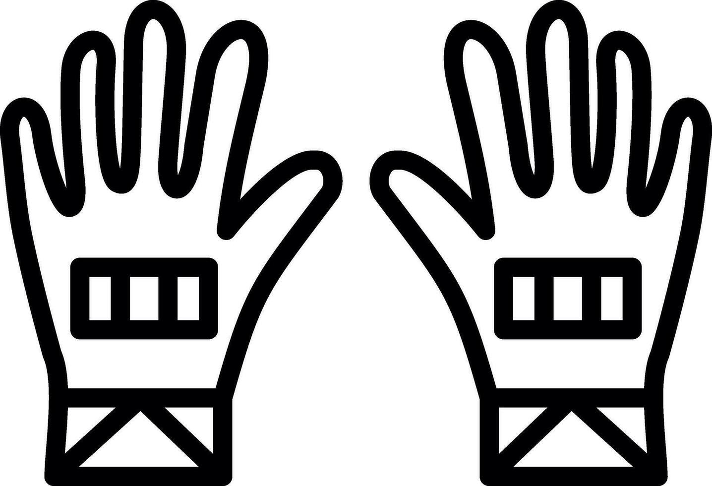 Gloves Vector Icon Design