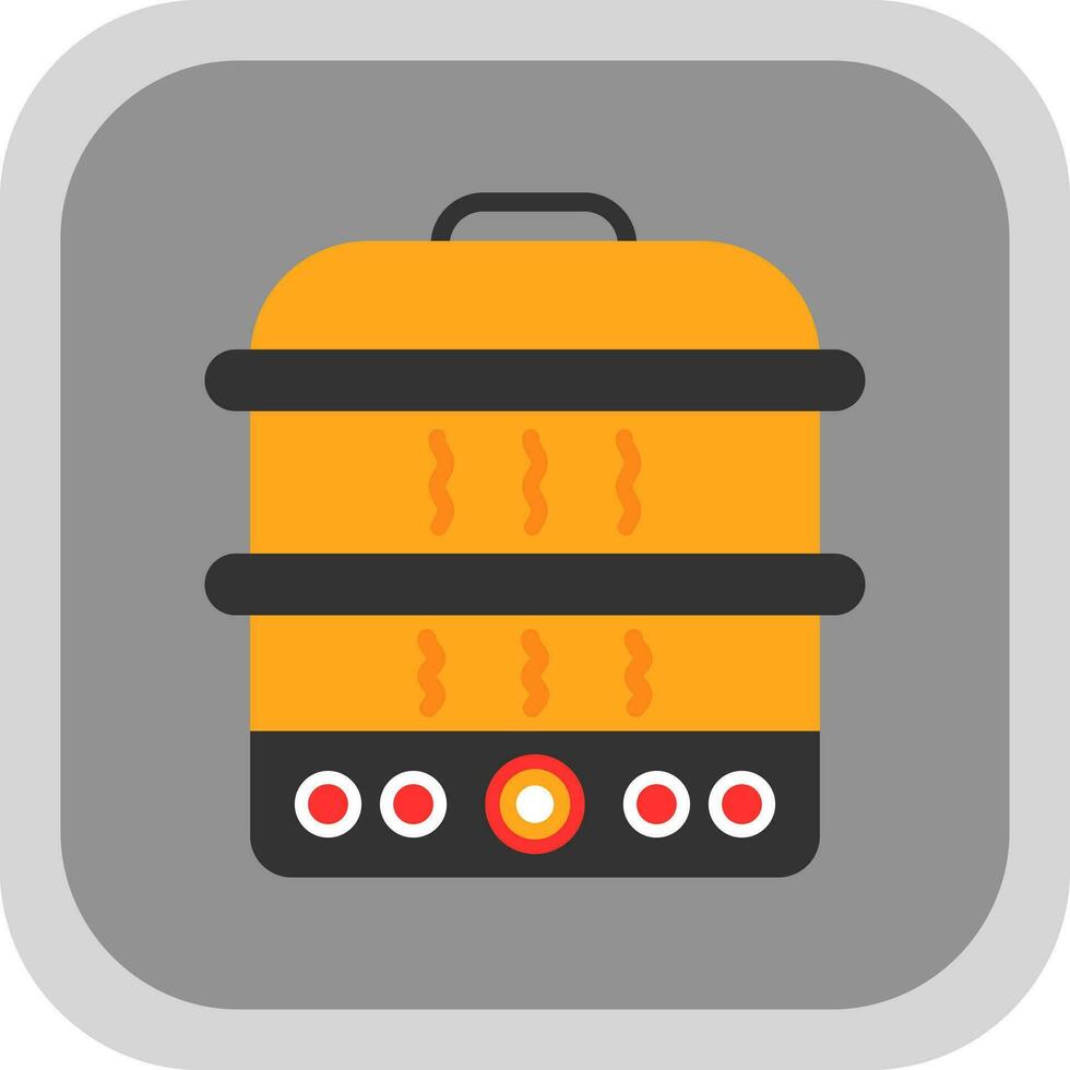Steamer Vector Icon Design