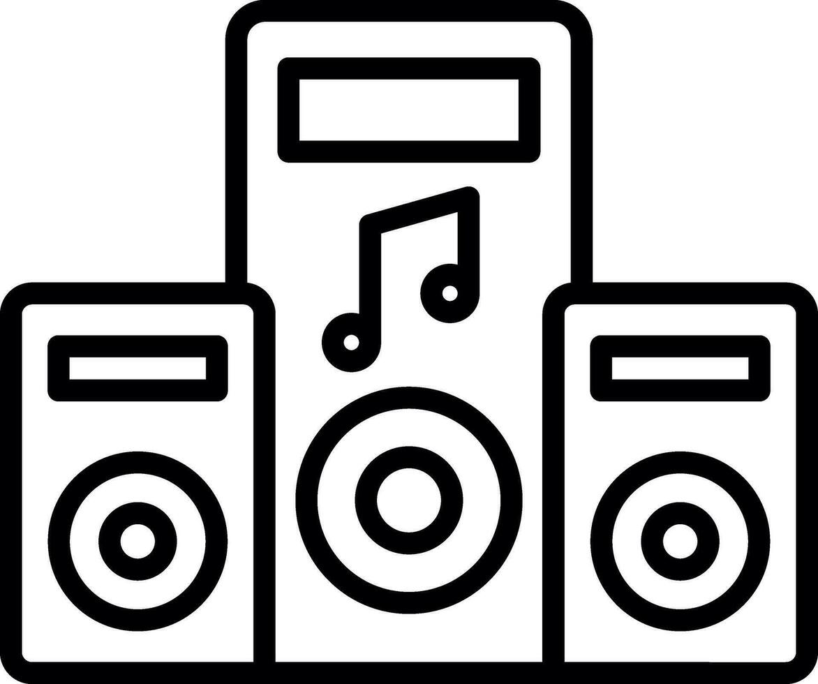 Speaker Vector Icon Design