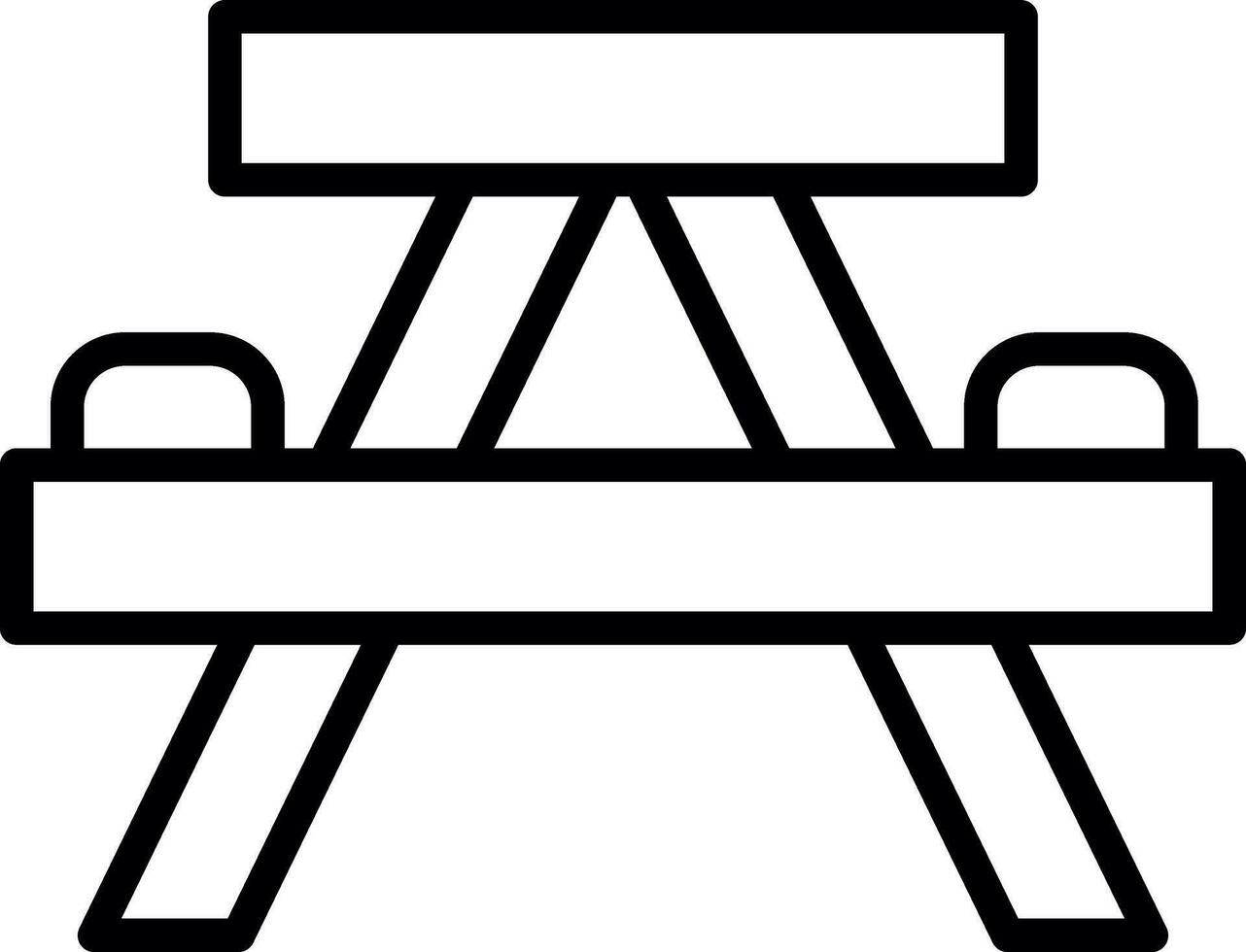 Bench Vector Icon Design
