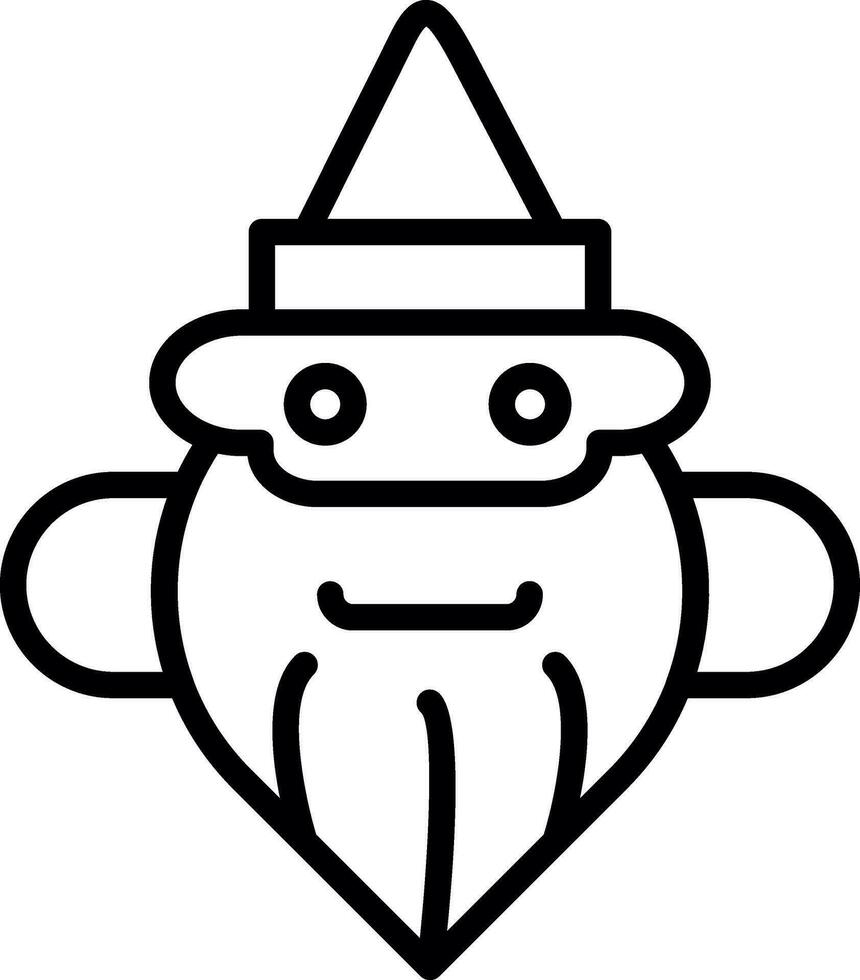 diseño de icono de vector de gnomo