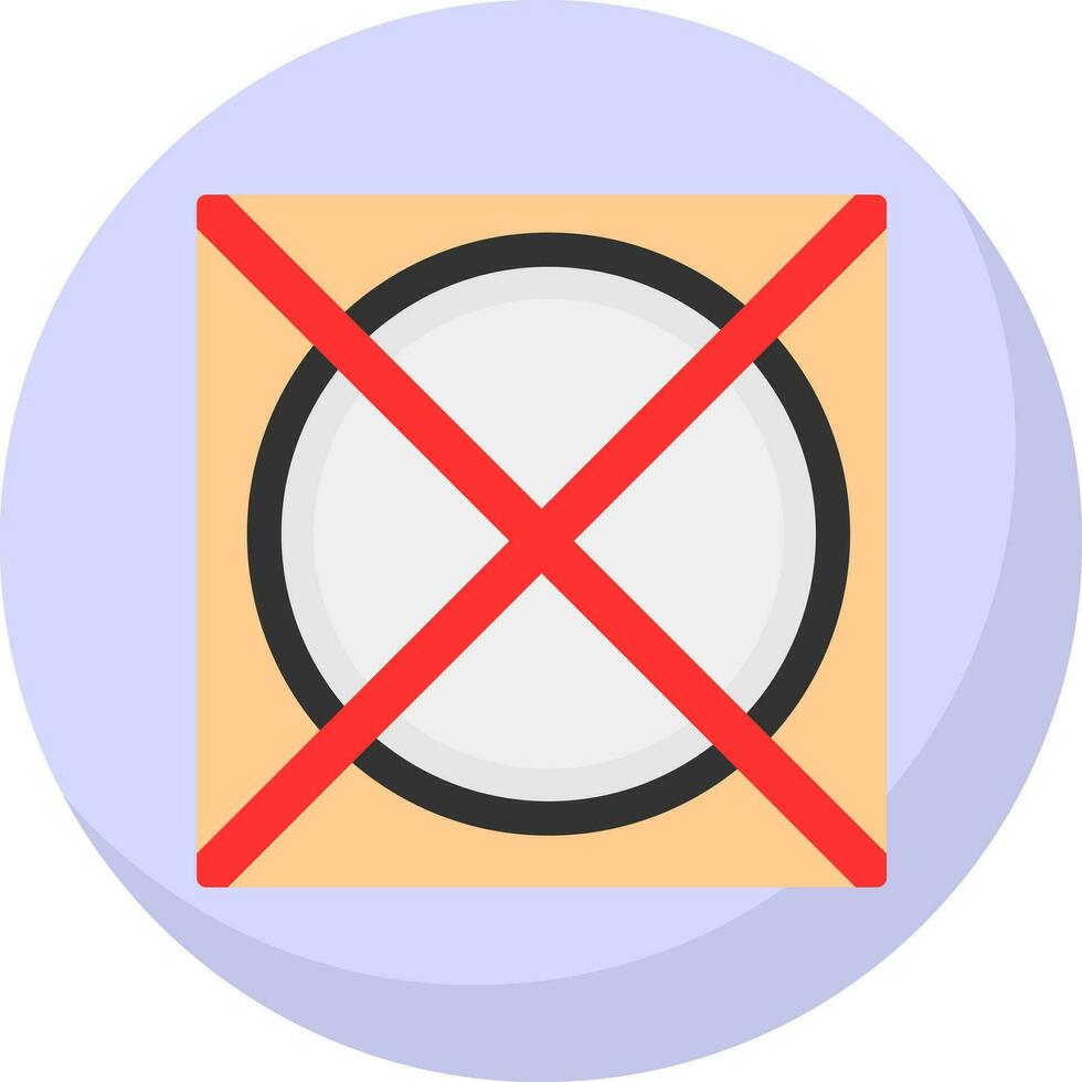 Do not tumble dry Vector Icon Design