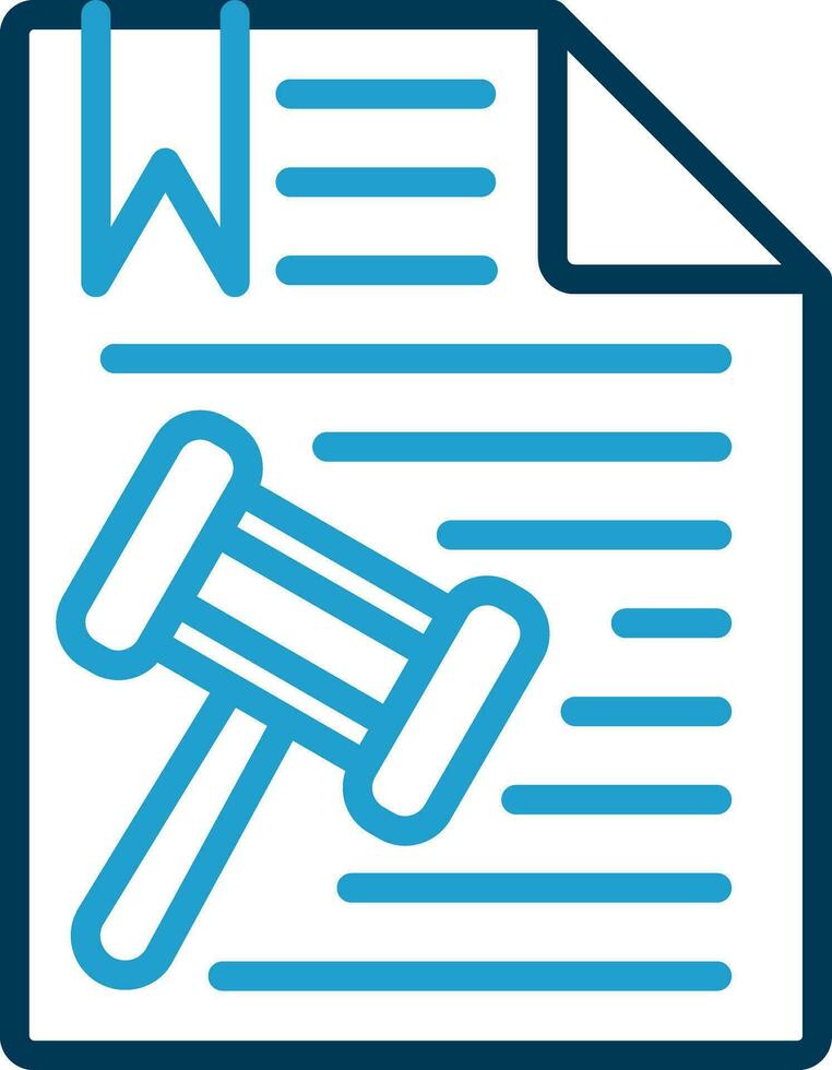 Legal document Vector Icon Design