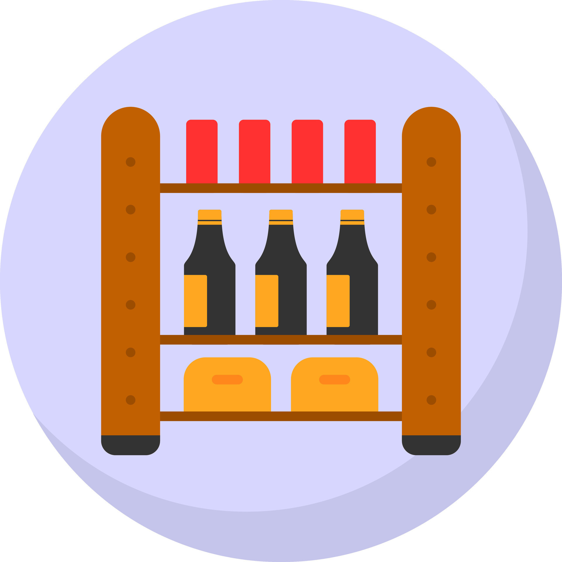 Shelves Vector Icon Design 25194372 Vector Art at Vecteezy