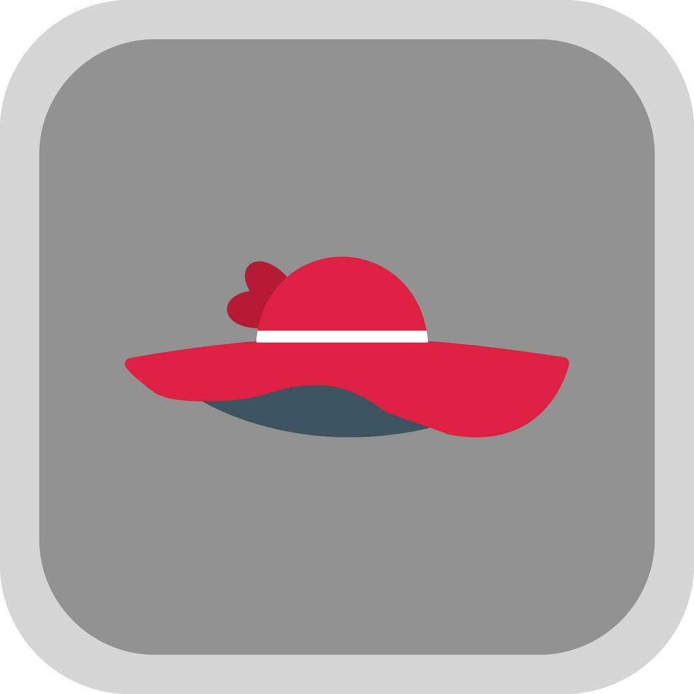 Sun hat Vector Icon Design