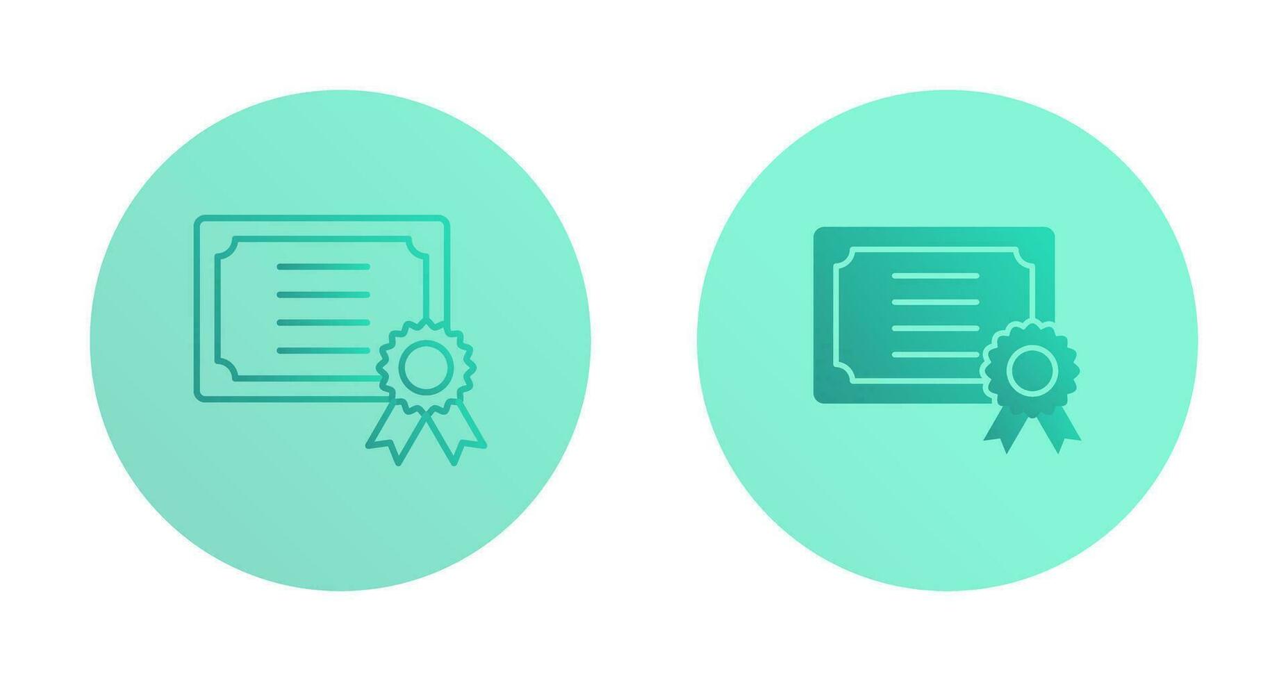 Certificate Vector Icon
