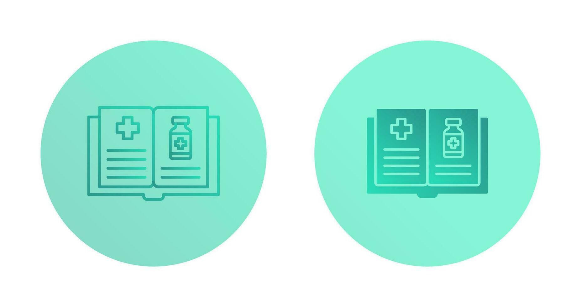 Medical Book Vector Icon