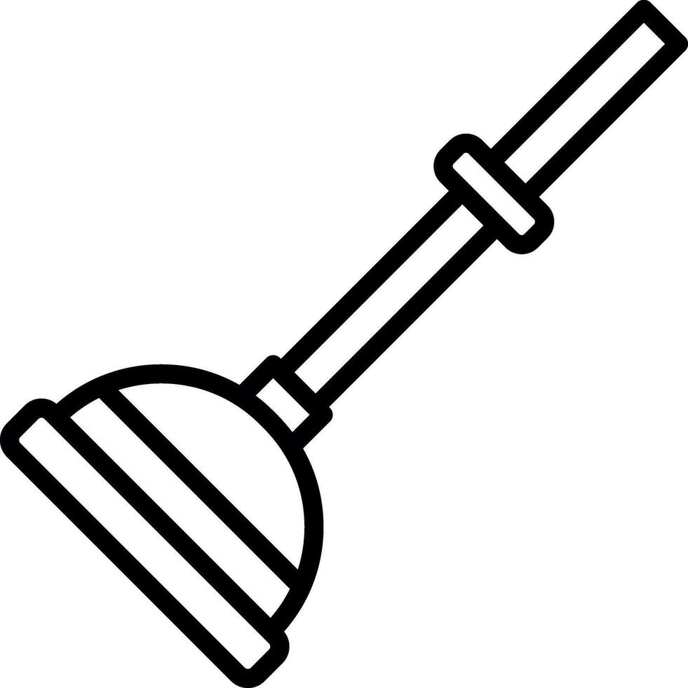 Plunger Vector Icon Design
