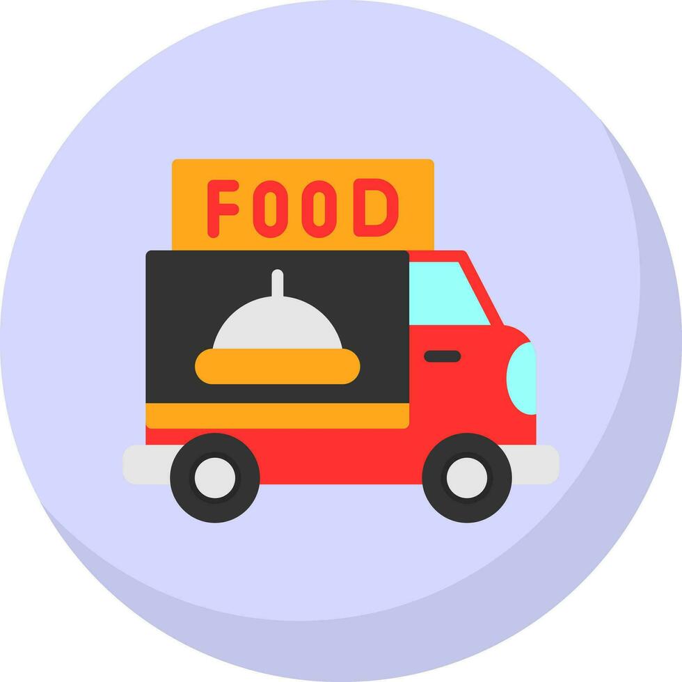 Food Delivery Vector Icon Design