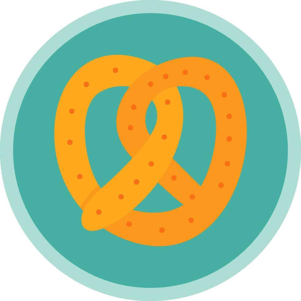 Pretzel Vector Icon Design